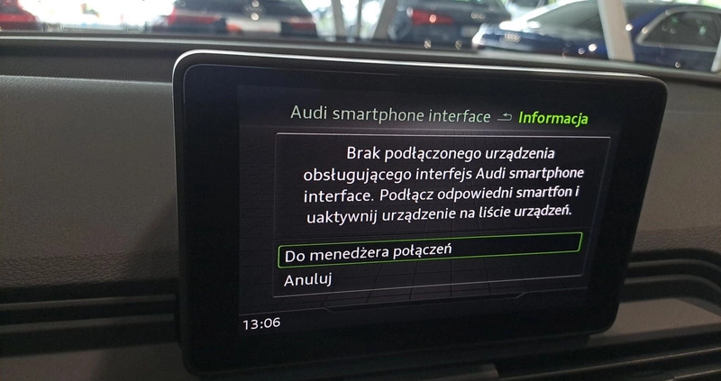 Audi Q5 cena 139900 przebieg: 104283, rok produkcji 2019 z Warszawa małe 379